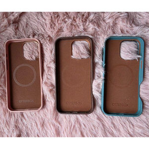 OtterBox Cactus Leather MagSafe Cases iPhone 16 Pro – 3 Piece Bundle – NEW